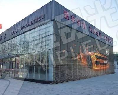 玻璃幕墻LED顯示屏為汽車4S店帶來怎樣的效益？