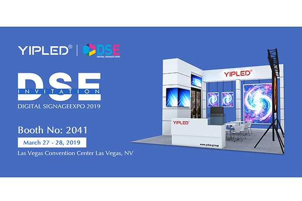 壹品光電攜透明LED顯示屏新品參加2019DSE展會(huì)